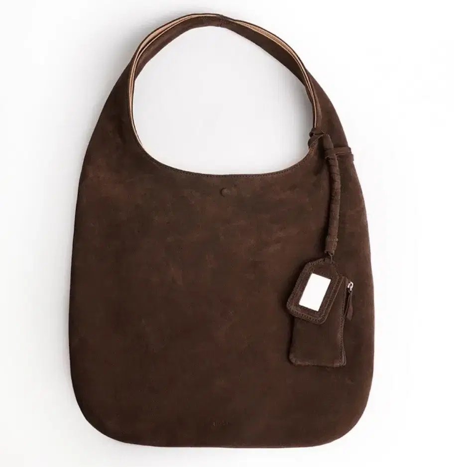 레멜 lemels hobo leather bag dark brown