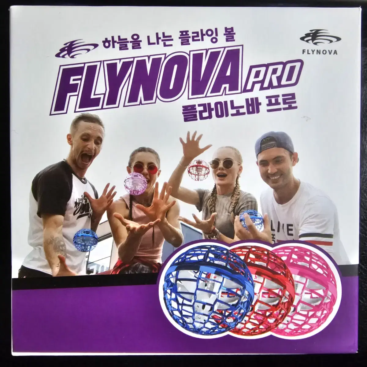[무료배송] 플라이노바 프로 LED 플라잉볼 매직스틱 세트