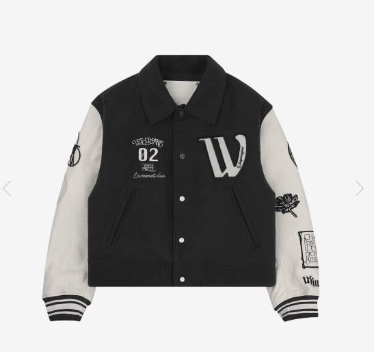 우영미 바시티 자켓 46 Varsity Jacket Grey - 22FW