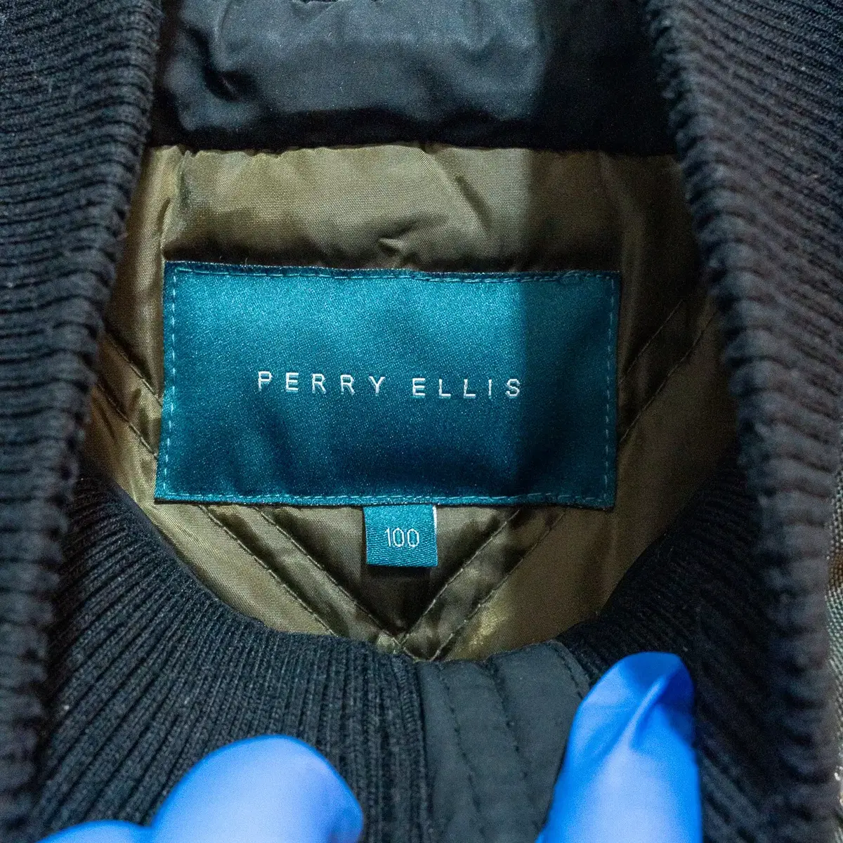 남성패딩 PERRYELLIS 카키 100사이즈