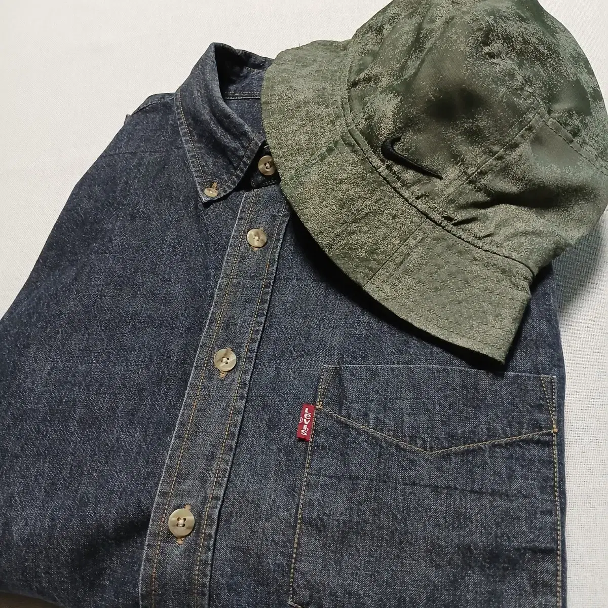 리바이스 levis 데님 셔츠 오버핏 청셔츠