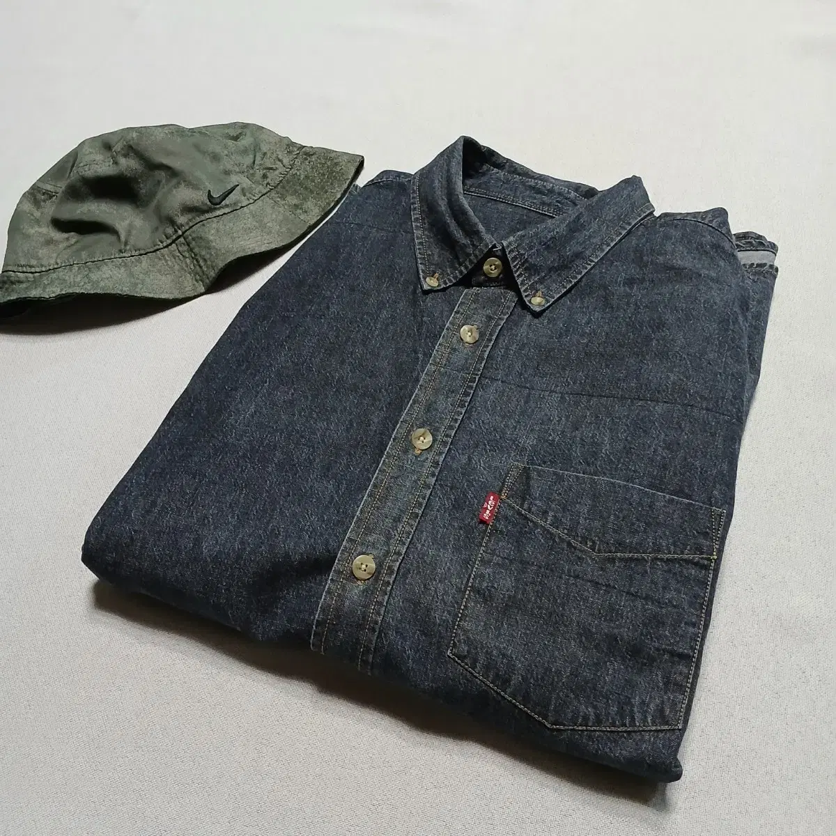 리바이스 levis 데님 셔츠 오버핏 청셔츠