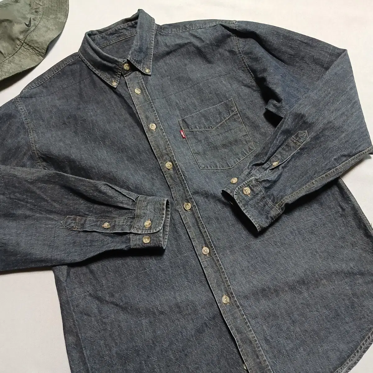 리바이스 levis 데님 셔츠 오버핏 청셔츠