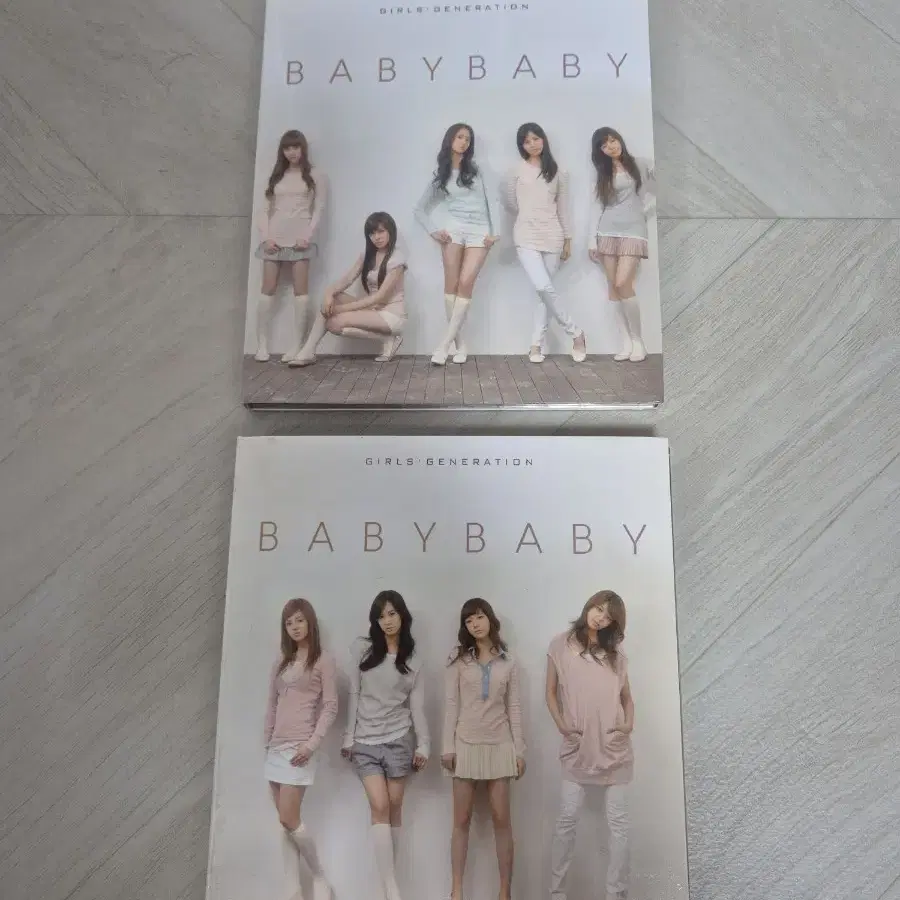 소녀시대 baby baby 앨범 2개 일괄