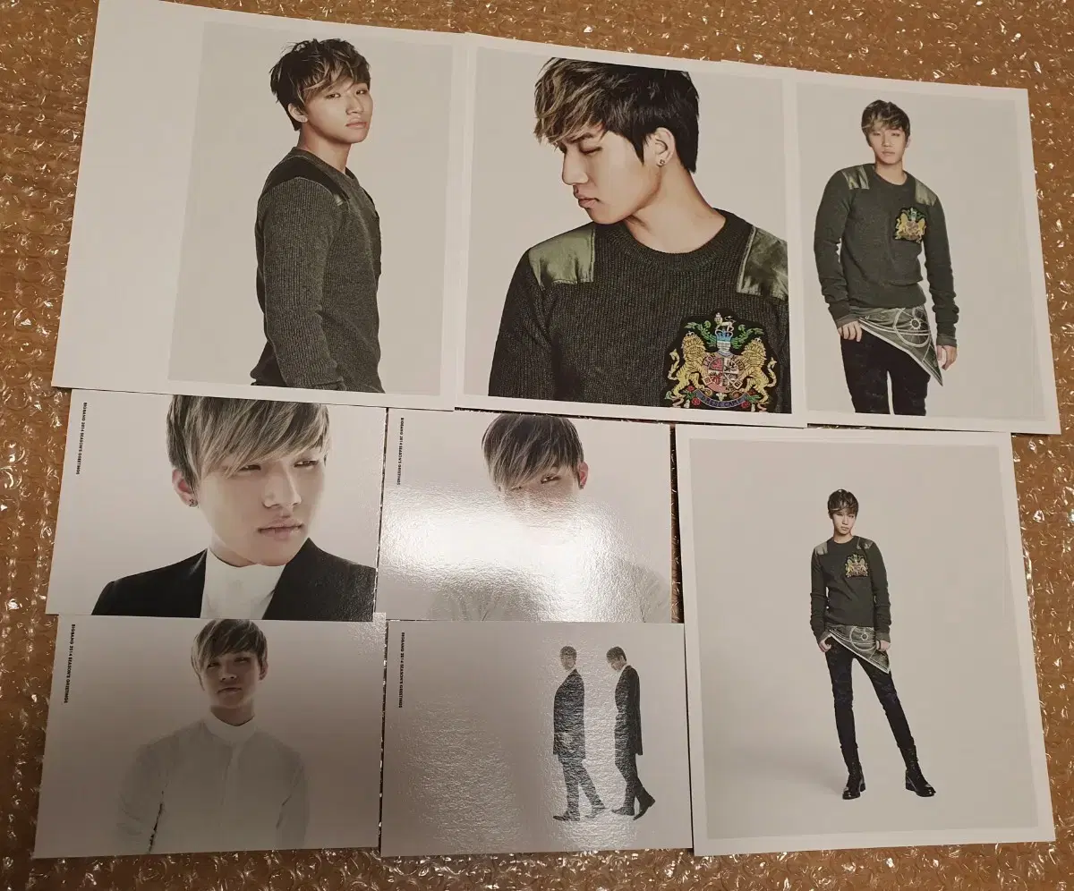 Big Bang Season's Greetings G-Dragon G-D TOP Photocards, postcard are for sale.