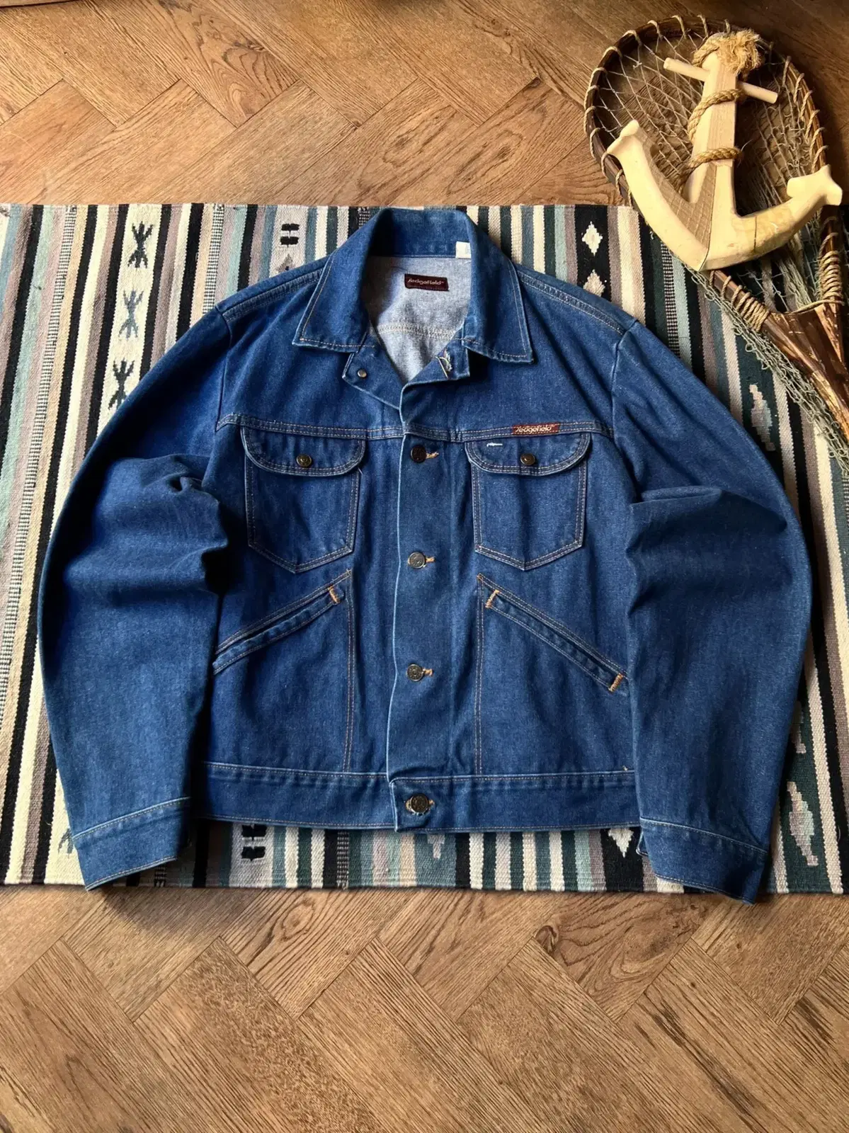 [L]80's Sudgefield 14oz 데님 트러커 자켓