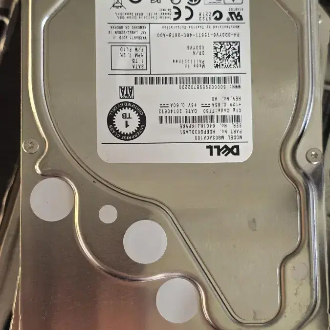 델 HDD 하드 1TB SATA