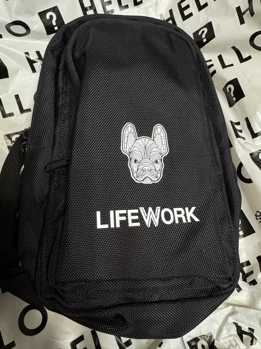 LIFEWORK 프렌치불독 미니 크로스백 슬링백