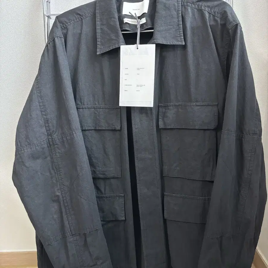 24SS 아워셀브스 BDU 자켓 블랙 1사이즈