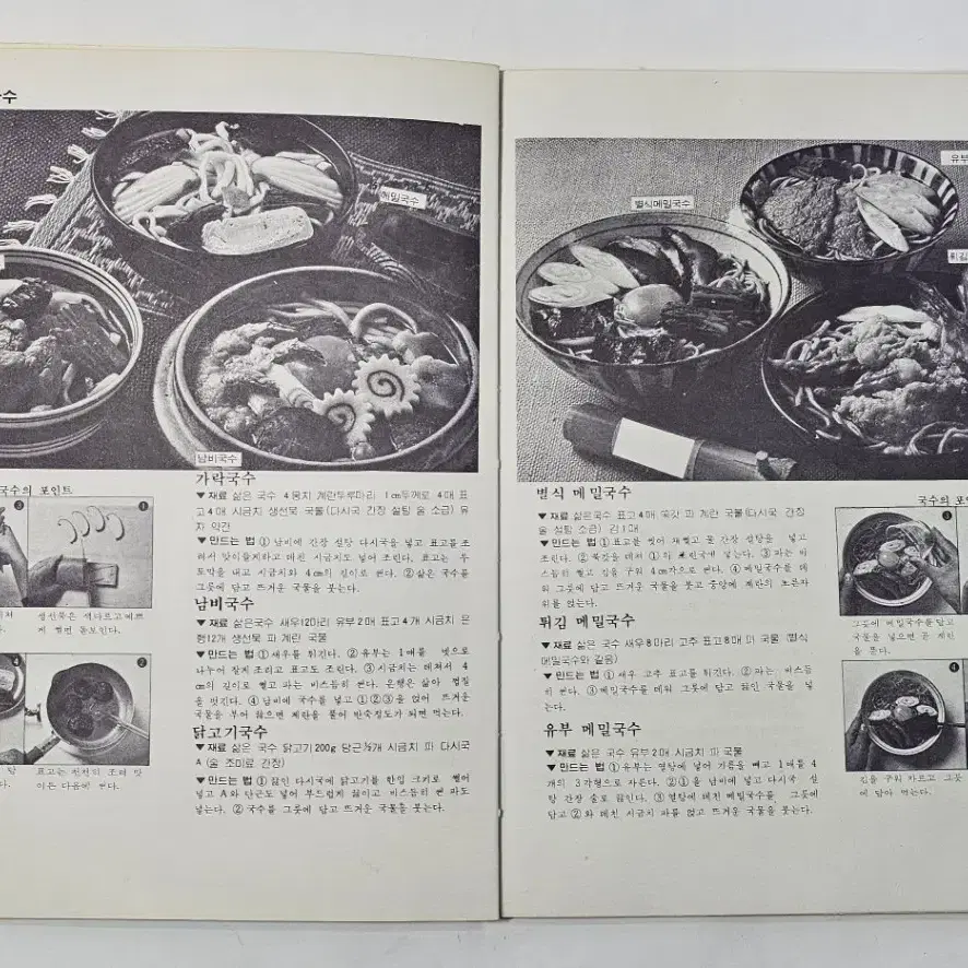 1980년 가정요리선집 특선요리 394종 요리책