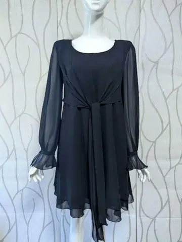 클리닝 완료 ROPE 시어 쉬폰 드레스 원피스 9호