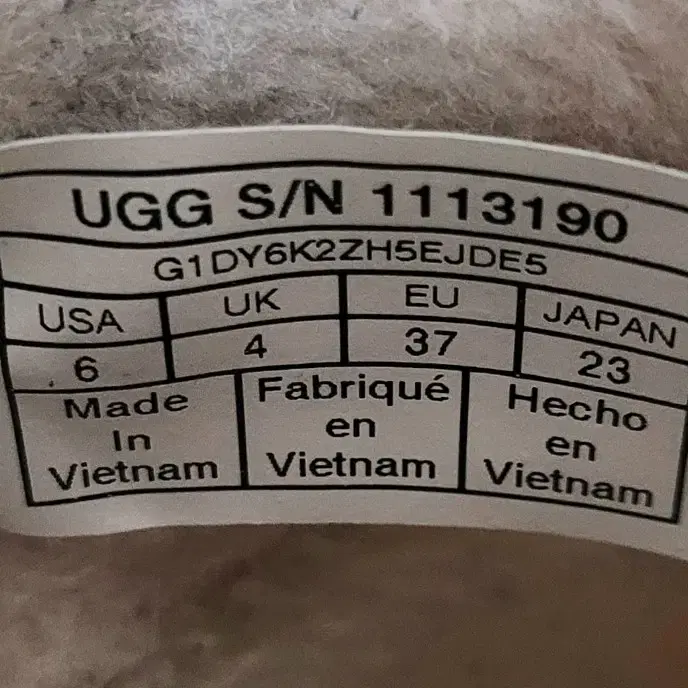 어그 UGG 클리어 쉐어링 방수방한 양털부츠 여성용 EU 37(230)