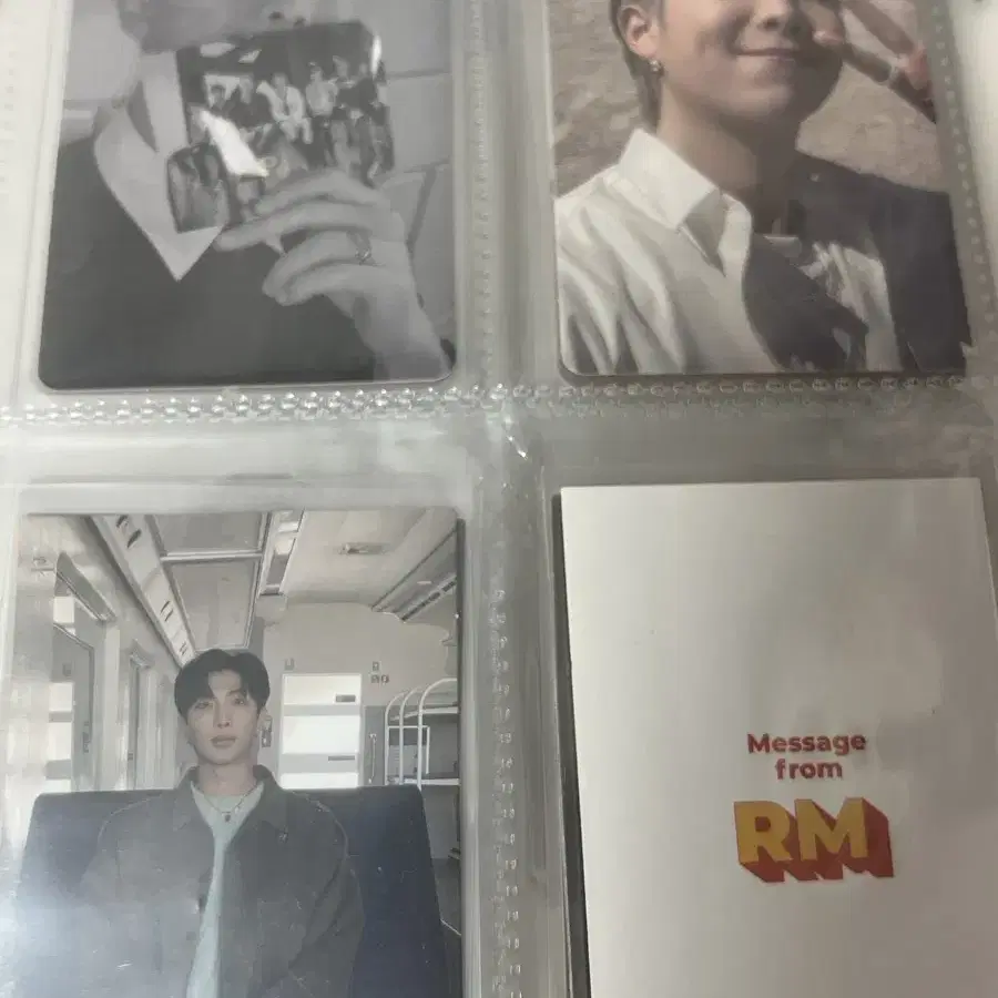 방탄소년단 rm 남준 proof 인디고 특전 포토카드