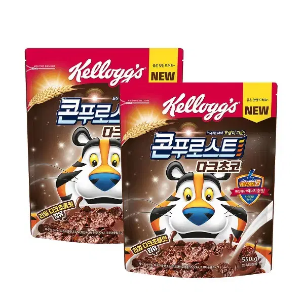 무료배송-켈로그 다크초코 550g 2개 콘푸로스트