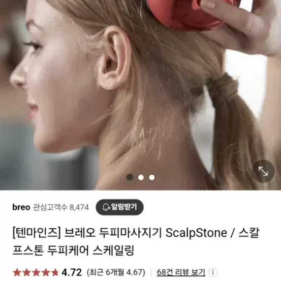 두피 마사지기 [breo scalp stone]