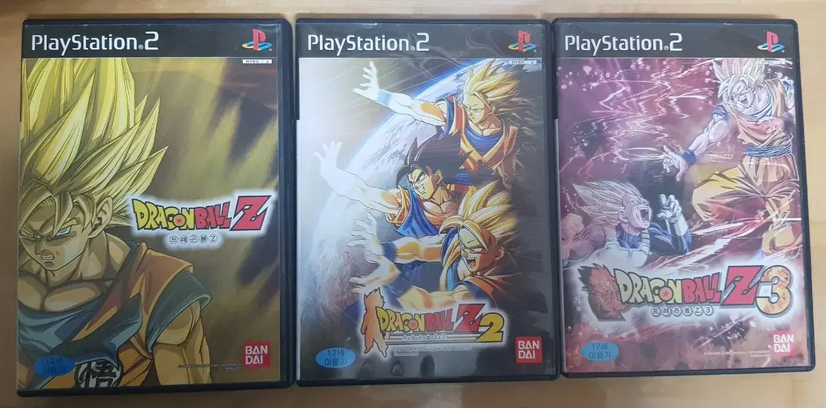 PS2 드래곤볼Z 1, 2, 3