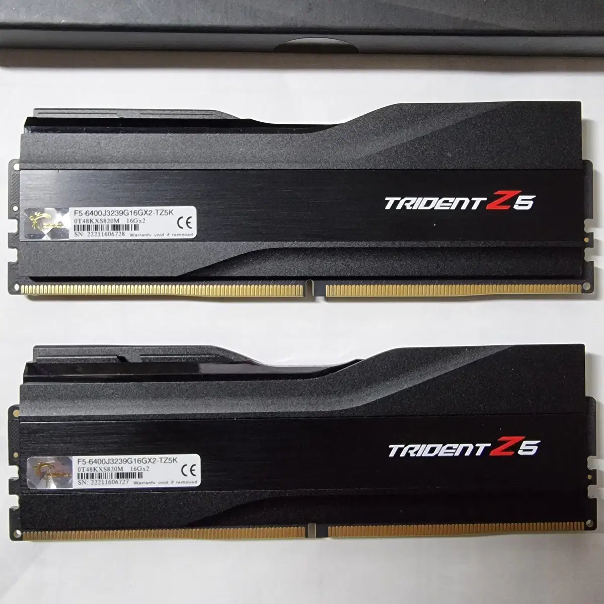 RAM GSKIILL DDR5 6400 TRIDENT Z5 32GB판매