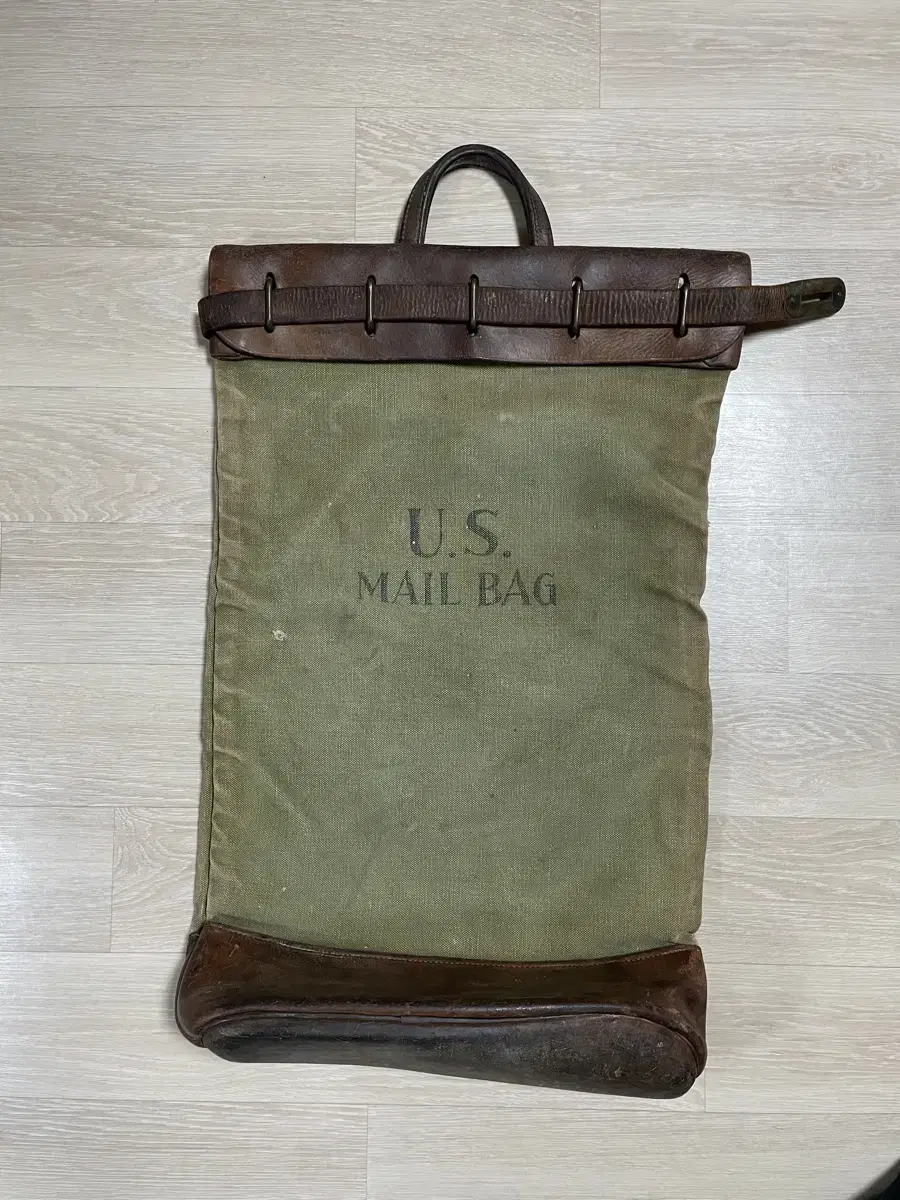 US Mail bag 미국 메일 백 롱 토트 빅 백 캔버스 1941년