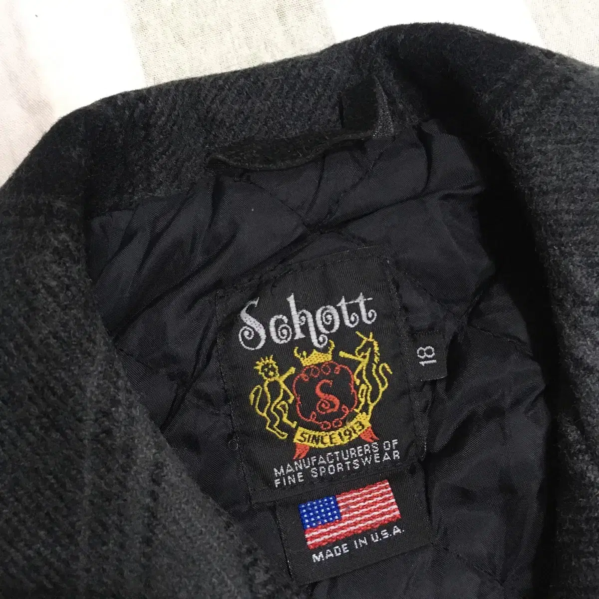 (여) 빈티지 schott 피코트