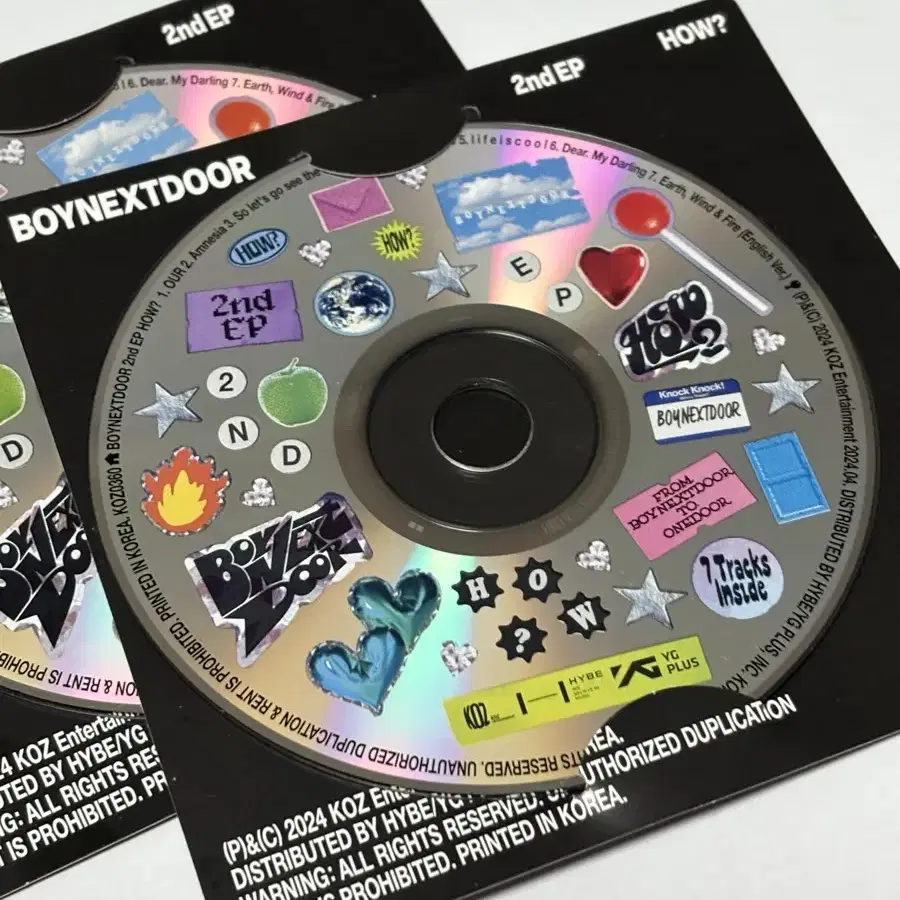 보넥도 2nd EP 'How' Sticker CD