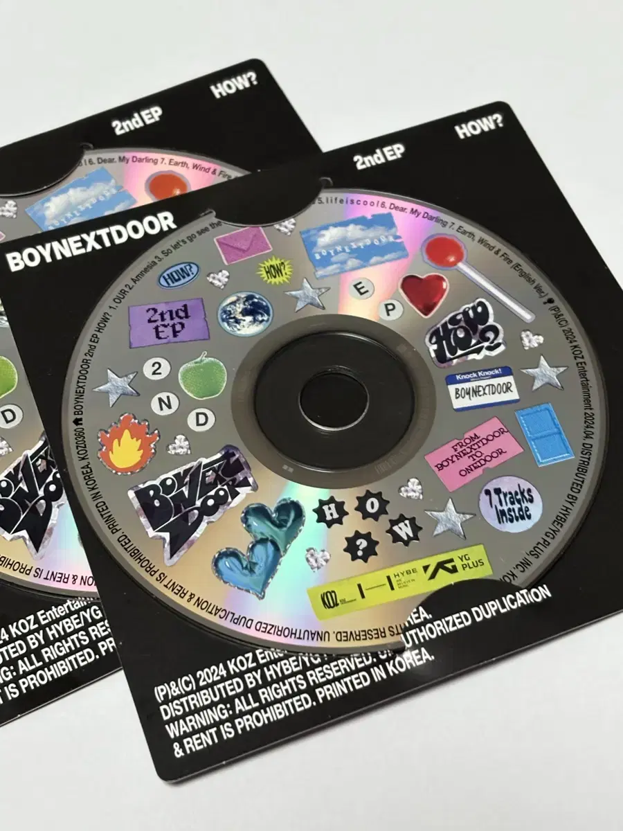 보넥도 2nd EP 'How' Sticker CD