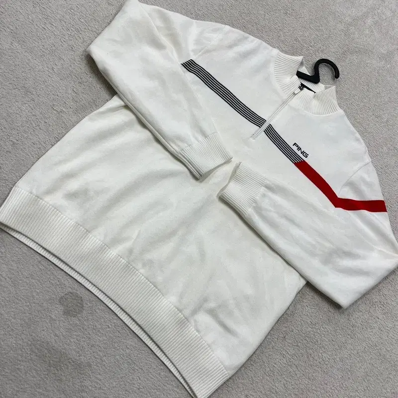 [Genuine/105] Ping Long-Sleeved Tee White. b6