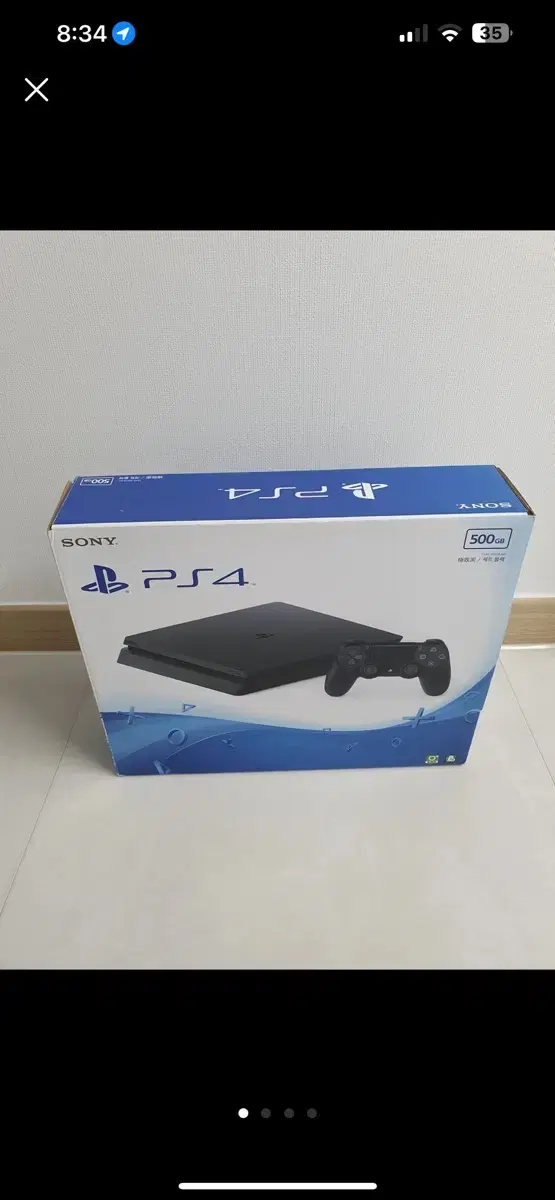 ps4(플스4) CUH-2017A 500G 박스포함 본체팝니다.테스트C