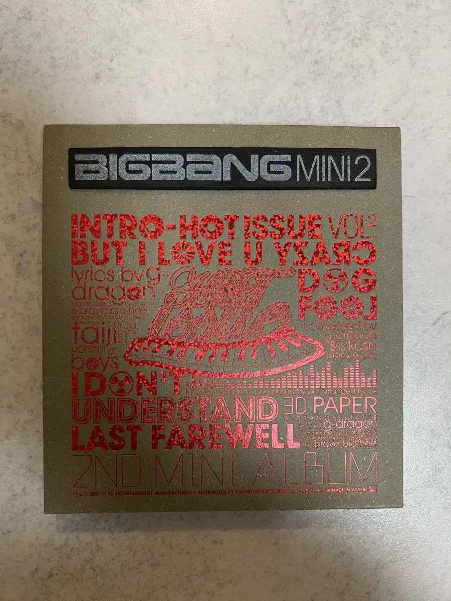 BIGBANG Mini 2nd Album Hot Issue Album