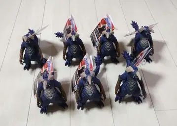 울트라 괴수 시리즈 켈빔 소프트 비닐 피규어 7종 세트