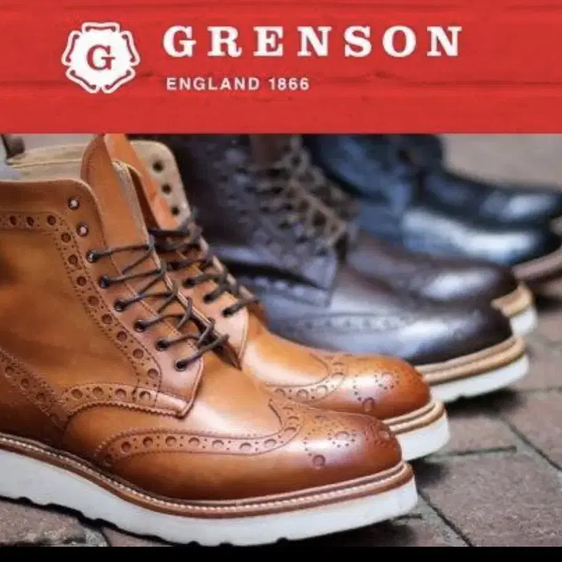 Grenson 그랜슨 아치탄 부츠 판매합니다! 전설의 닉우스터 부츠