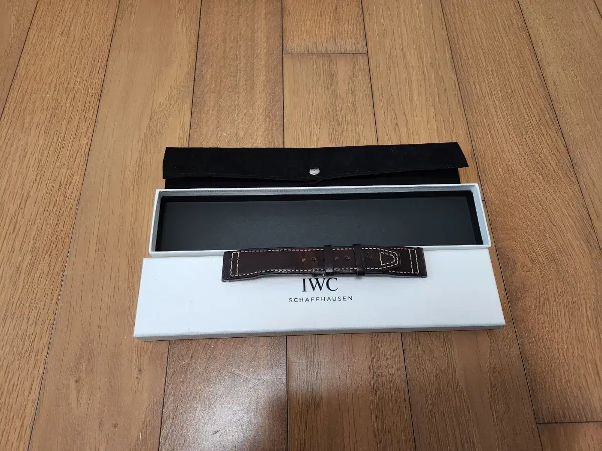 IWC 마크20 브라운 가죽스트랩