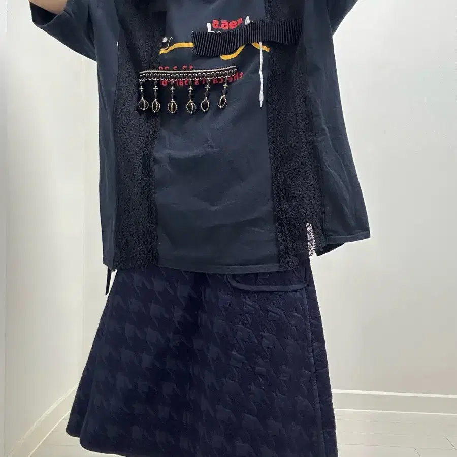 [꼼데가르송] Noir kei niomiya skirt