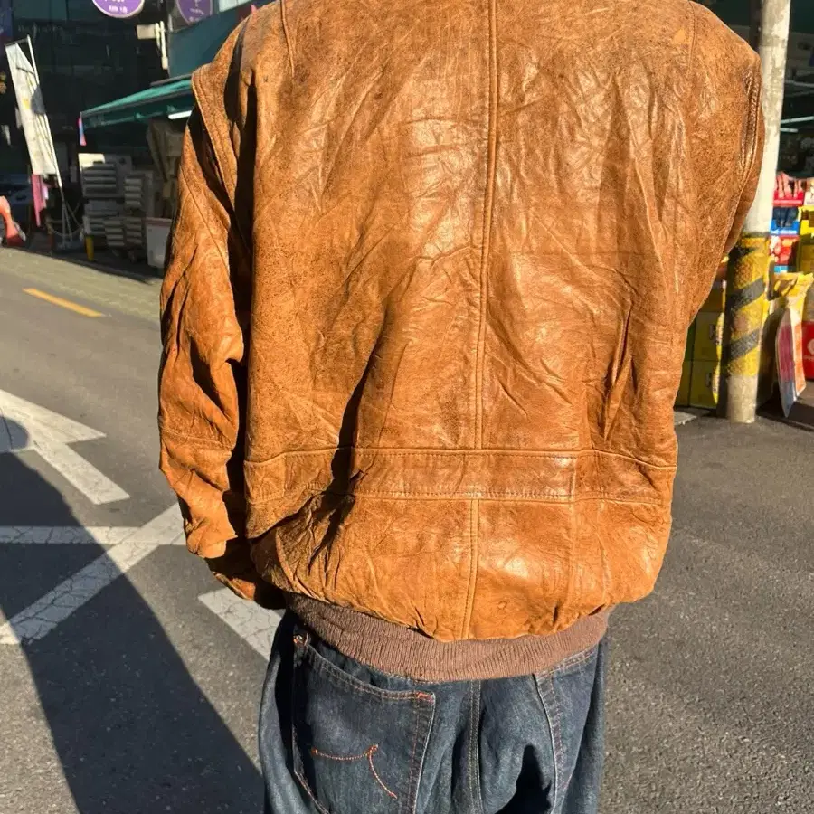 Vintage 80s Context Leather Jacket