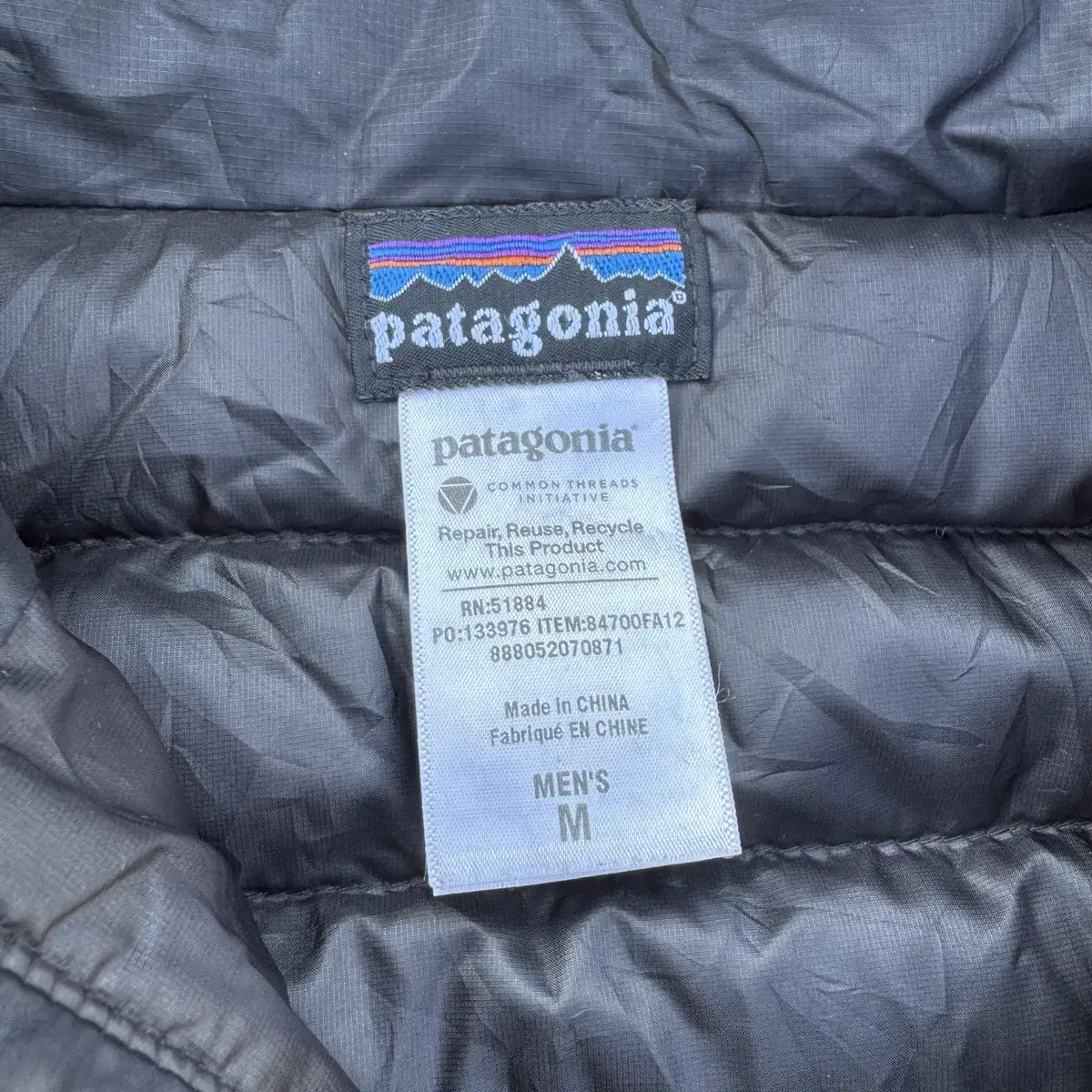 [M~L] Patagonia 파타고니아 경량 후드 패딩