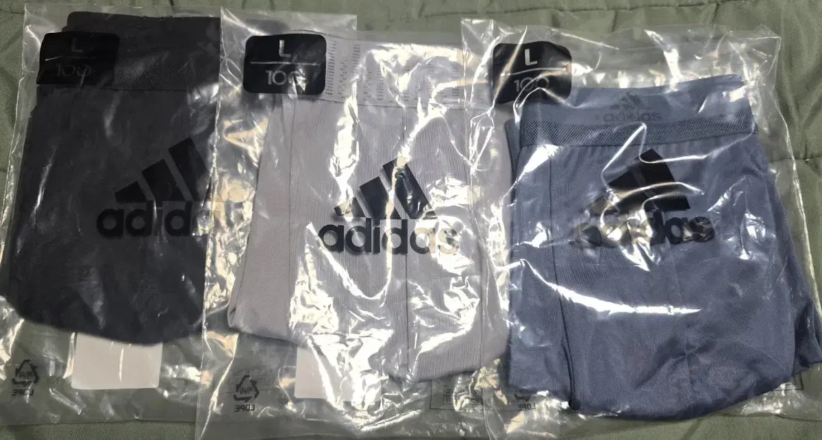 [Bulk sale] Adidas men's underwear 3-piece set