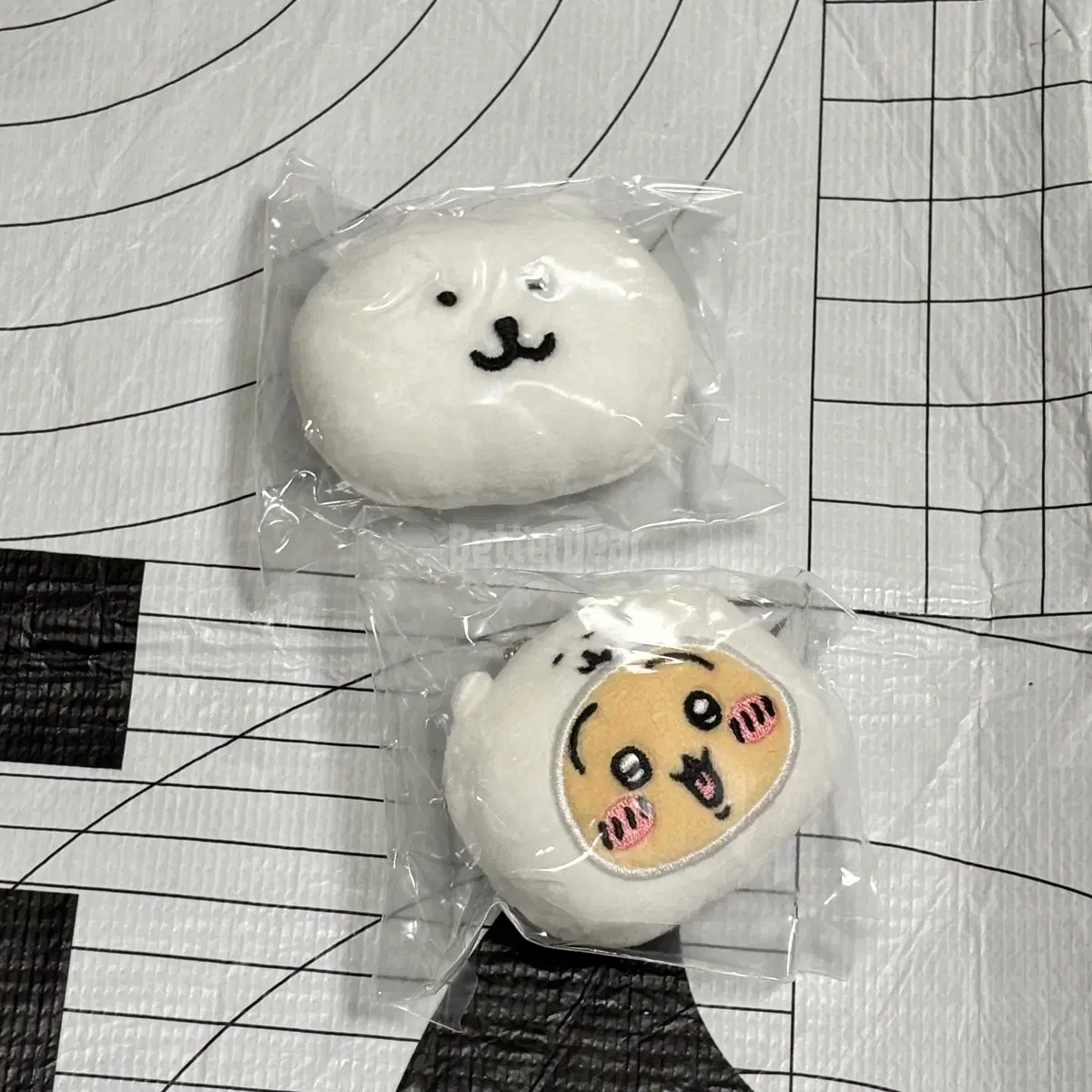 농담곰 얼굴 키링 인형 치이카와 우사기