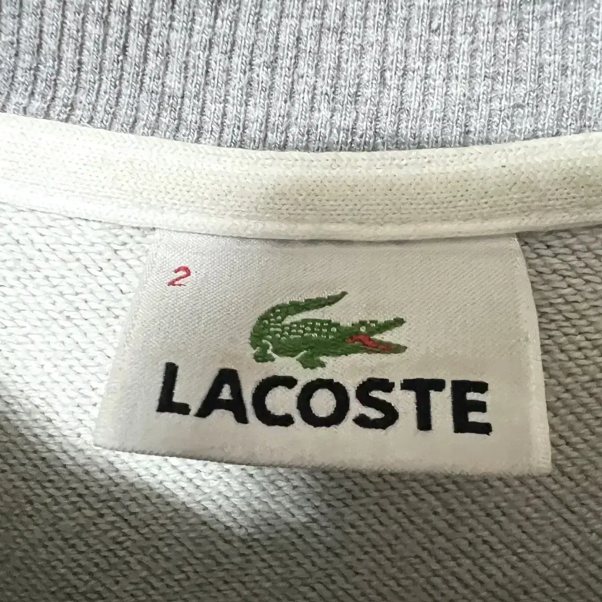 [S,90]라코스테 빅로고 맨투맨 lacoste