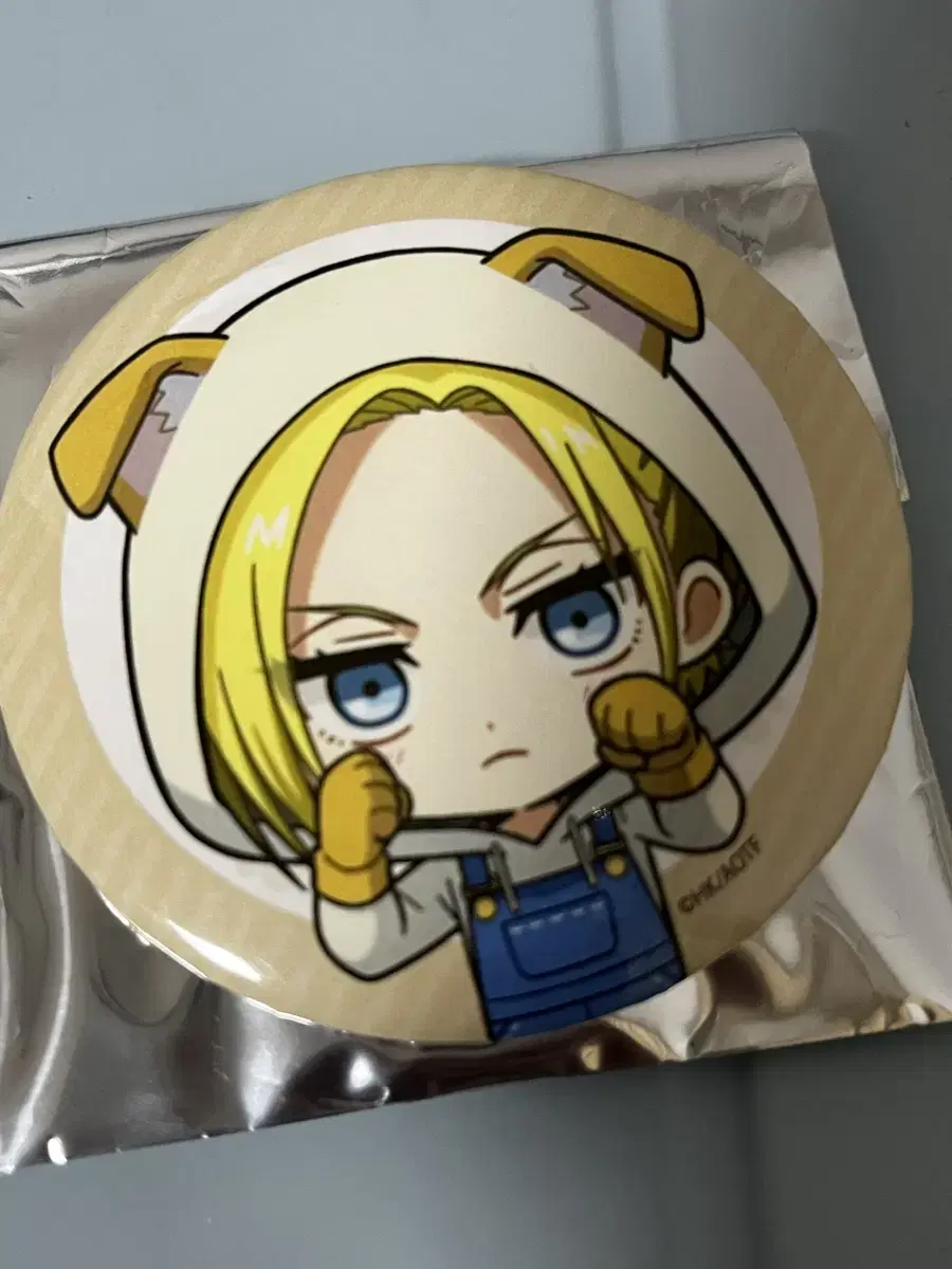 Attack on Titan Can Badge Cat ver. B Annie Leonhart