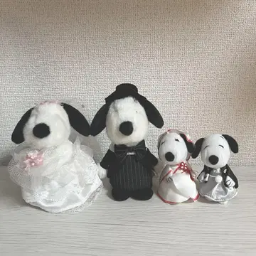스누피 웨딩 인형 서양 의류와 일본 의류