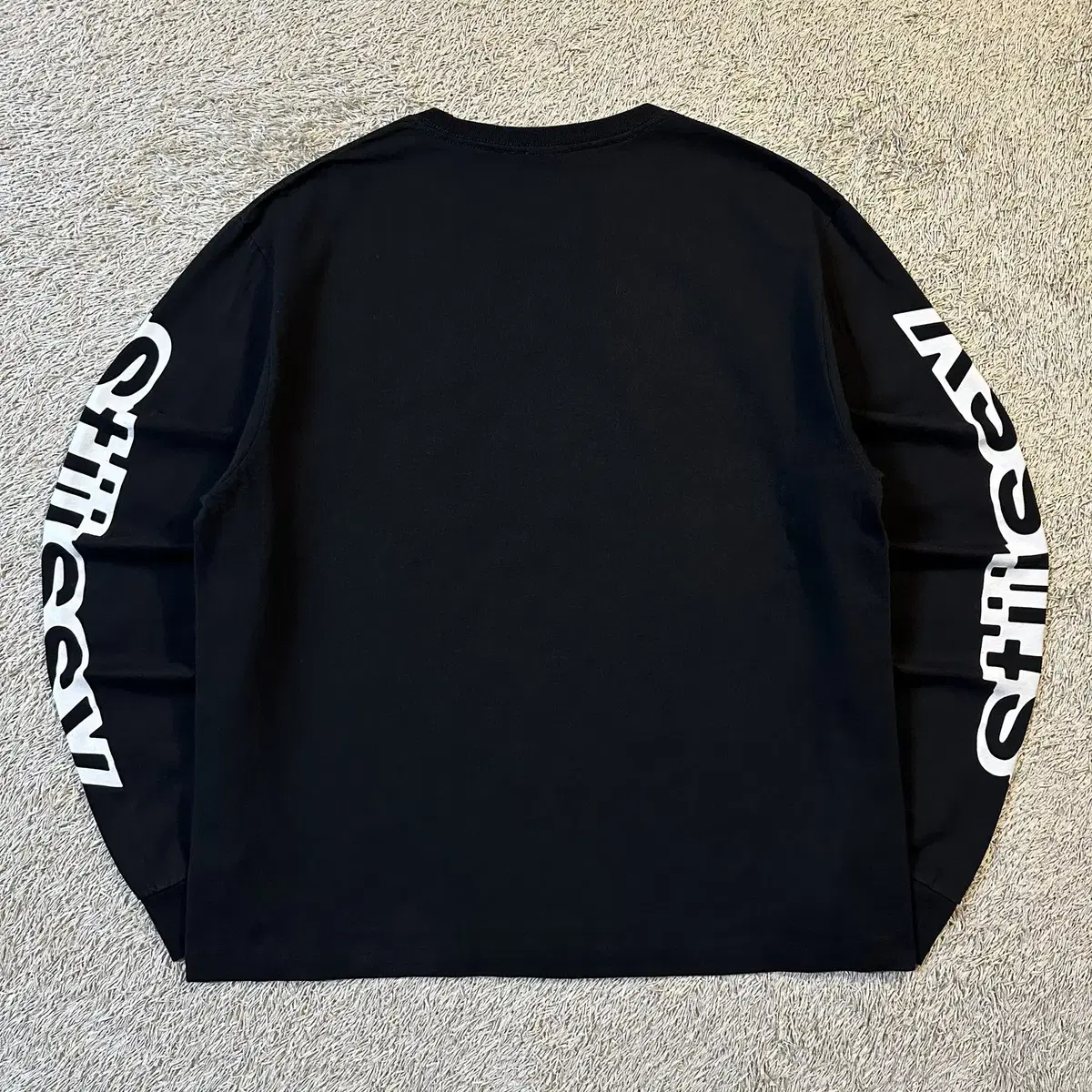 [L] 스투시 STUSSY 사이드웨이 롱슬리브 블랙