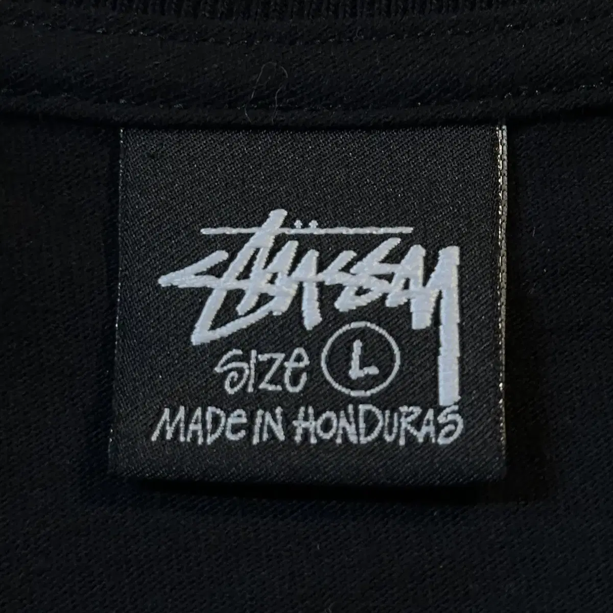 [L] 스투시 STUSSY 사이드웨이 롱슬리브 블랙