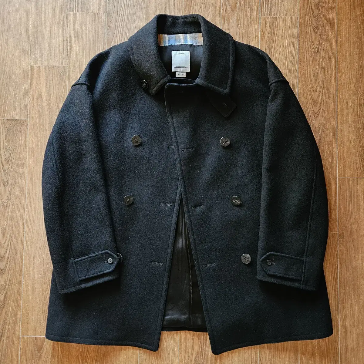 비즈빔 22FW LIEUTENANT LONG P.COAT 피코트 4 블랙