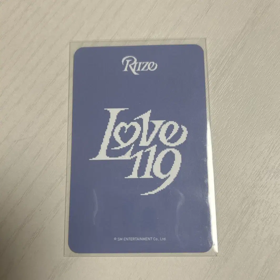 라이즈 RIIZE 앤톤 뮤직플랜트 럭키드로우 포카 love 119