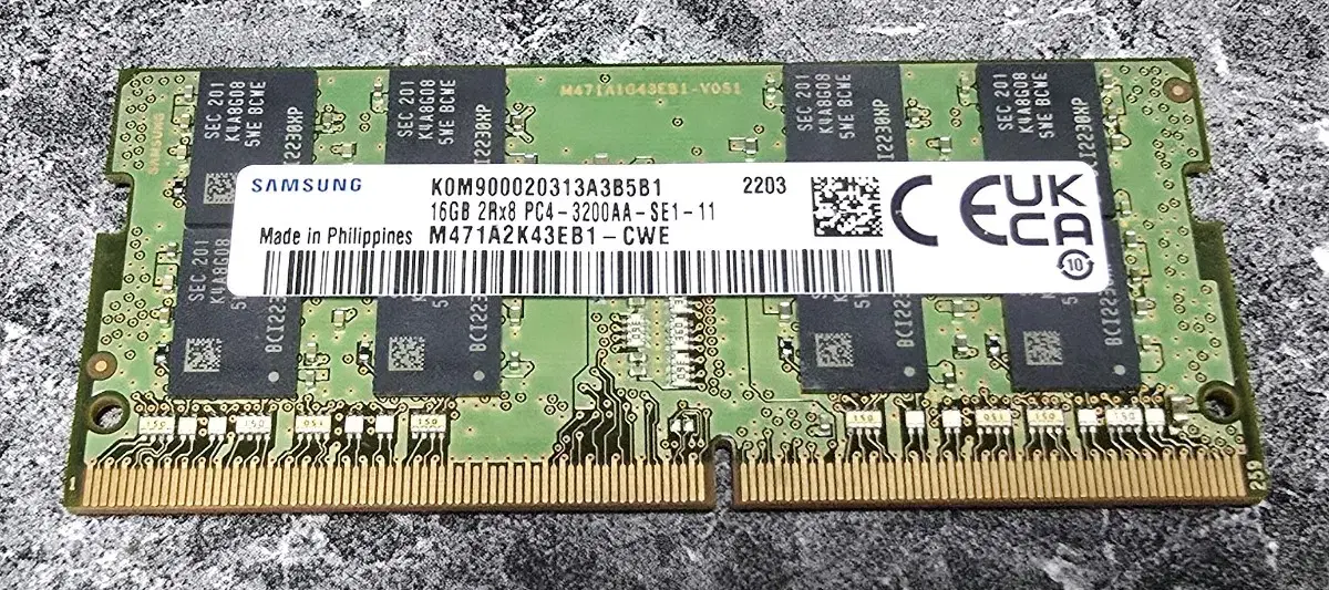 삼성 DDR4-3200 노트북용 16GB