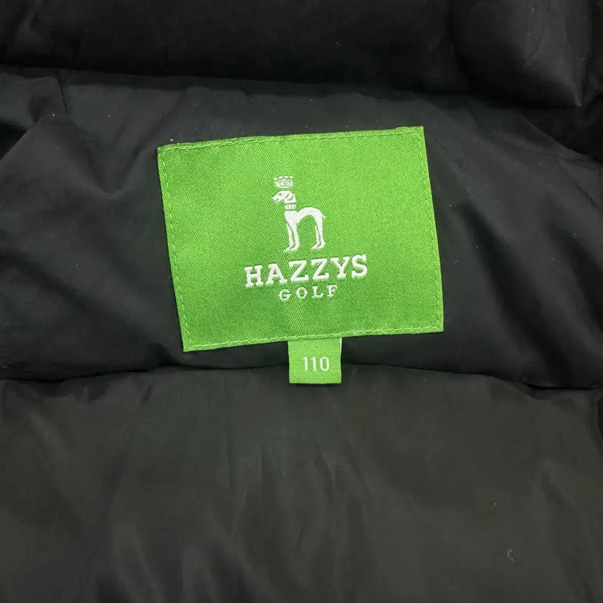 HAZZYS 헤지스 남성 구스다운 패딩 블랙 110(2XL)