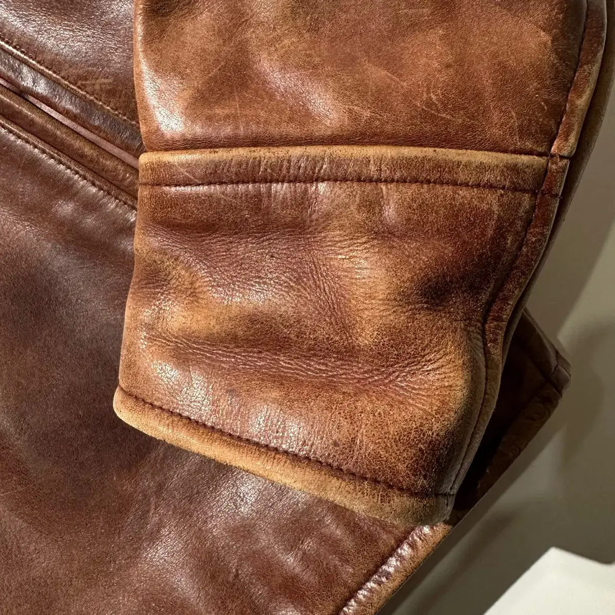 [S] Remote Leather Co. 스티어 하이드 싱글 자켓