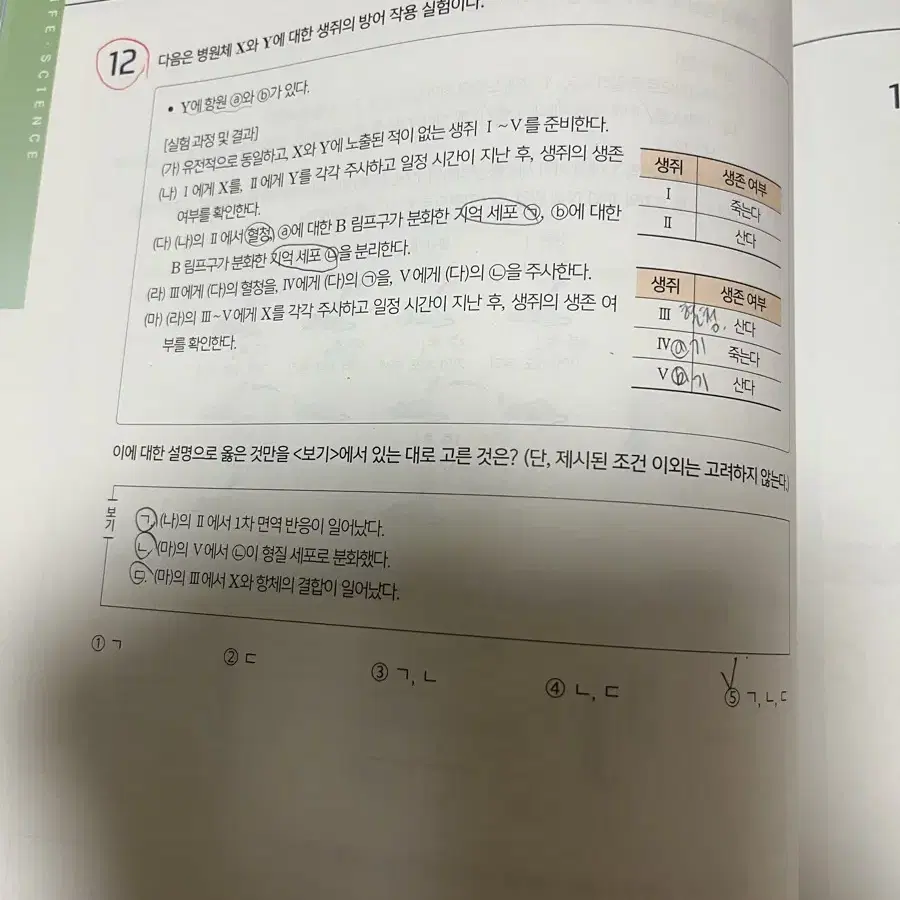 박지향 2026 생명과학 개념서+기출(1,2,3단원 제외)