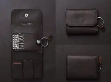 [새상품] LIFE POCKET Key Wallet Mini 블랙