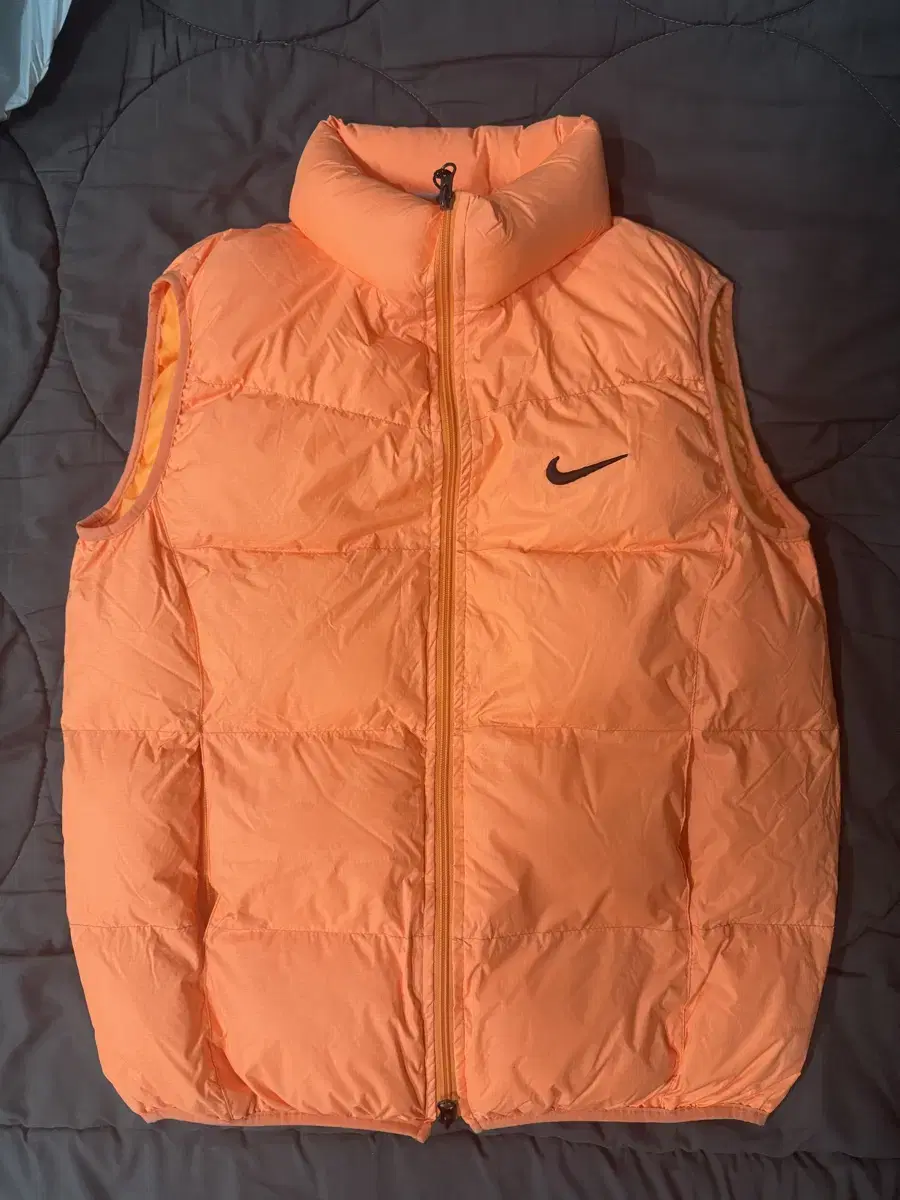 Nike vest, neon orange, padded