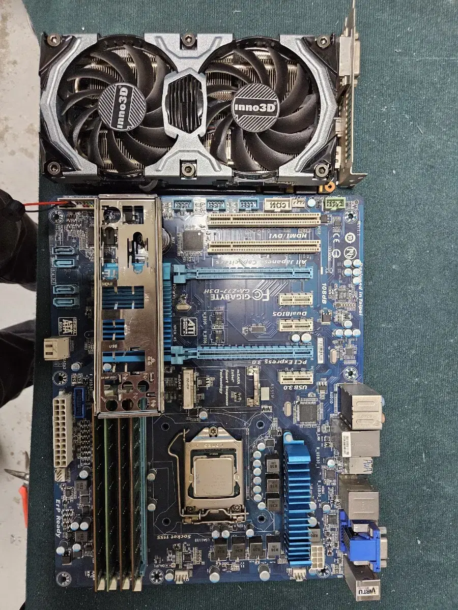 i7 3770+z77보드+gtx970+램16기가